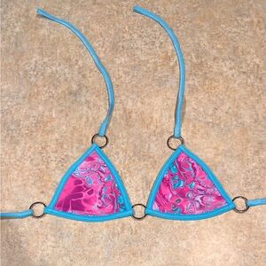 Planet disco rave/Festival bikini top